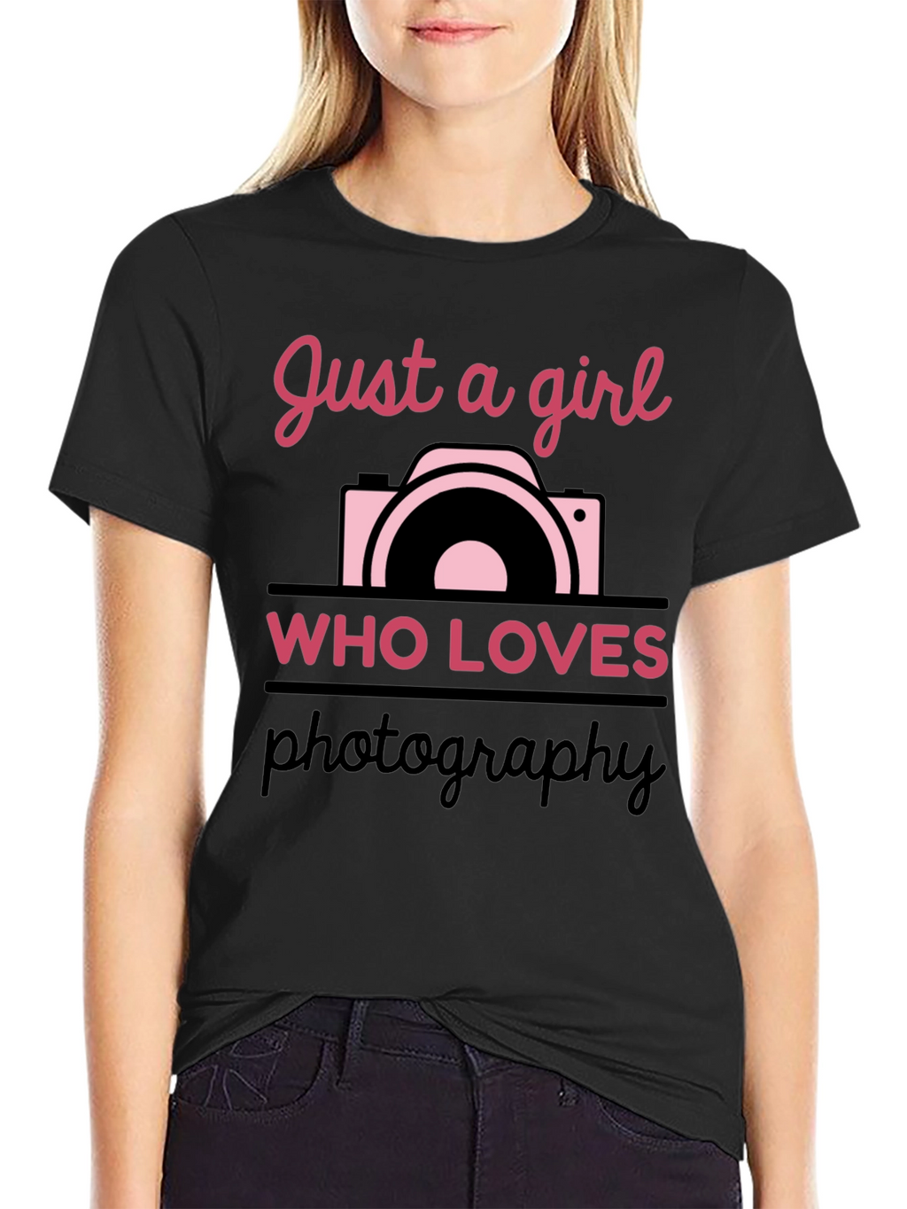 Just a Girl Who Loves Photography T-Shirt