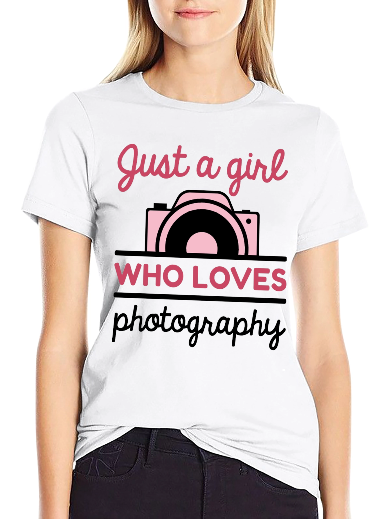 Just a Girl Who Loves Photography T-Shirt
