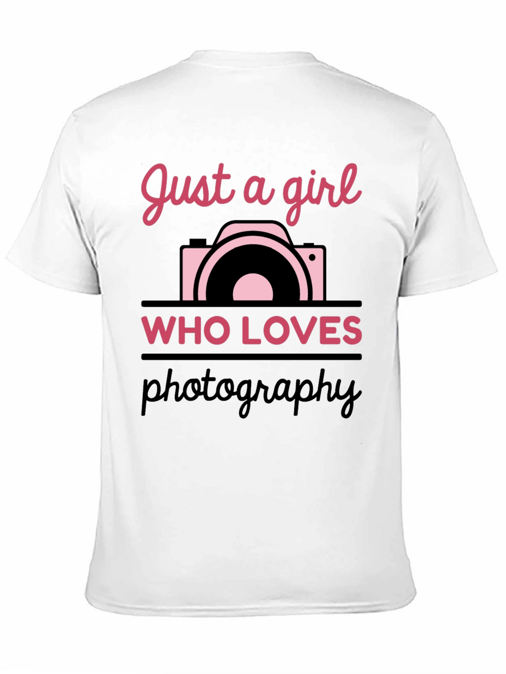 Just a Girl Who Loves Photography T-Shirt