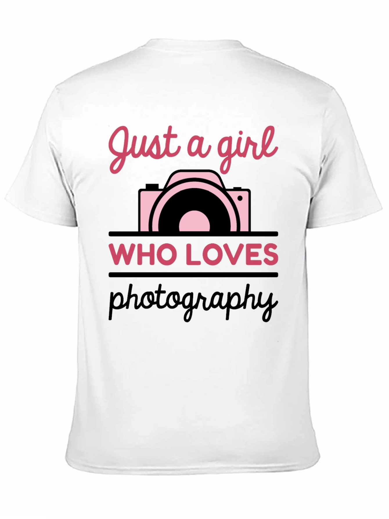 Just a Girl Who Loves Photography T-Shirt