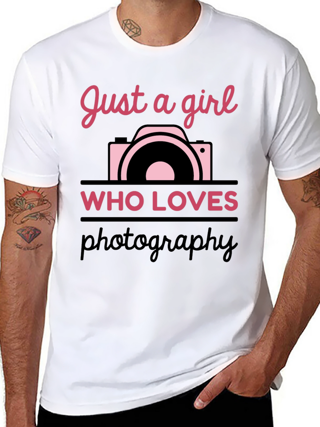 Just a Girl Who Loves Photography T-Shirt