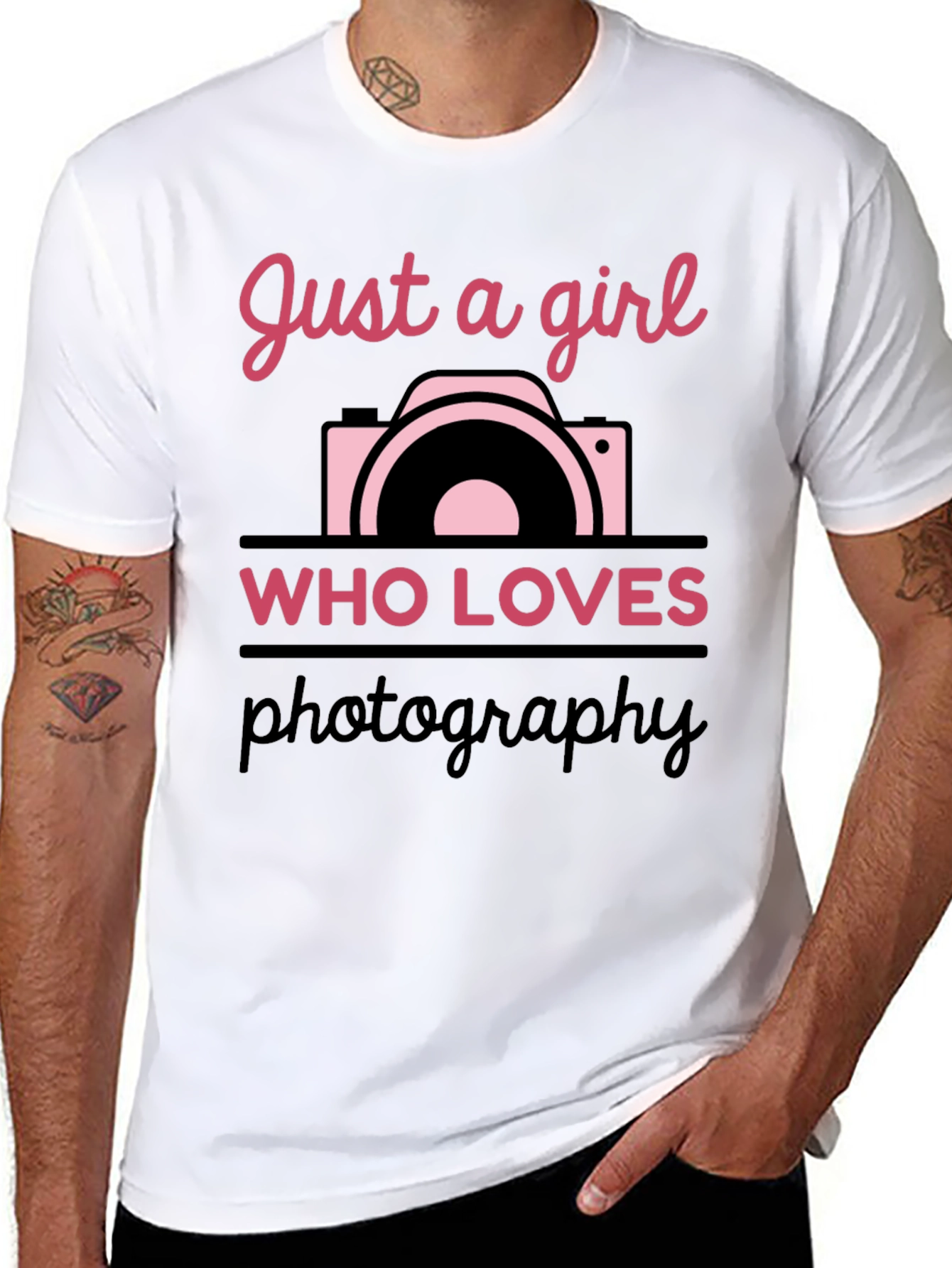 Just a Girl Who Loves Photography T-Shirt