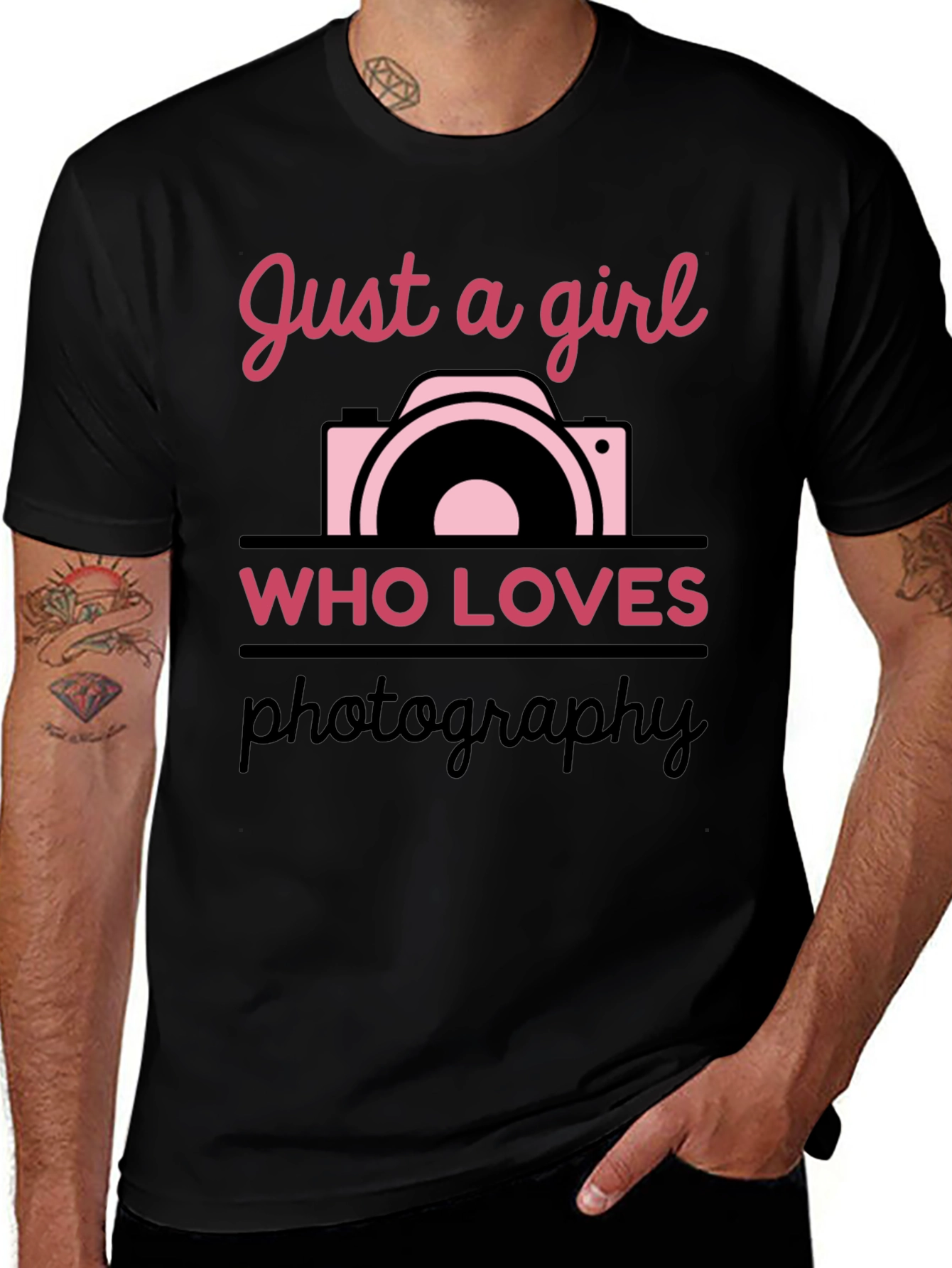 Just a Girl Who Loves Photography T-Shirt