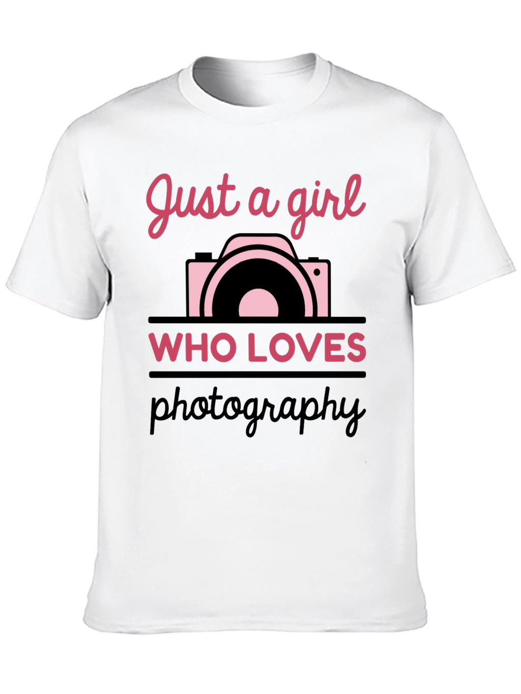 Just a Girl Who Loves Photography T-Shirt