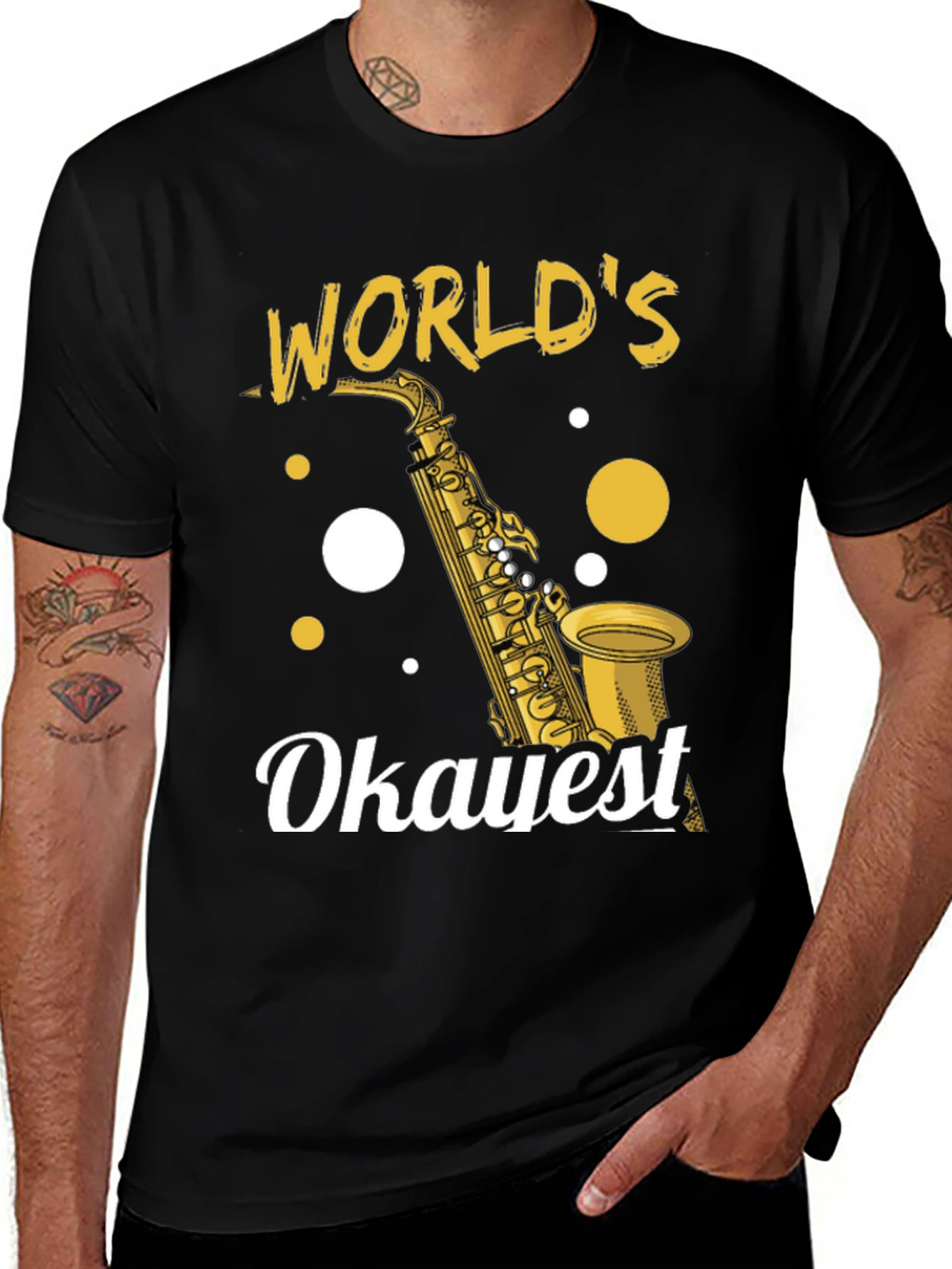 Worlds Okayest Saxophone Player T-Shirt