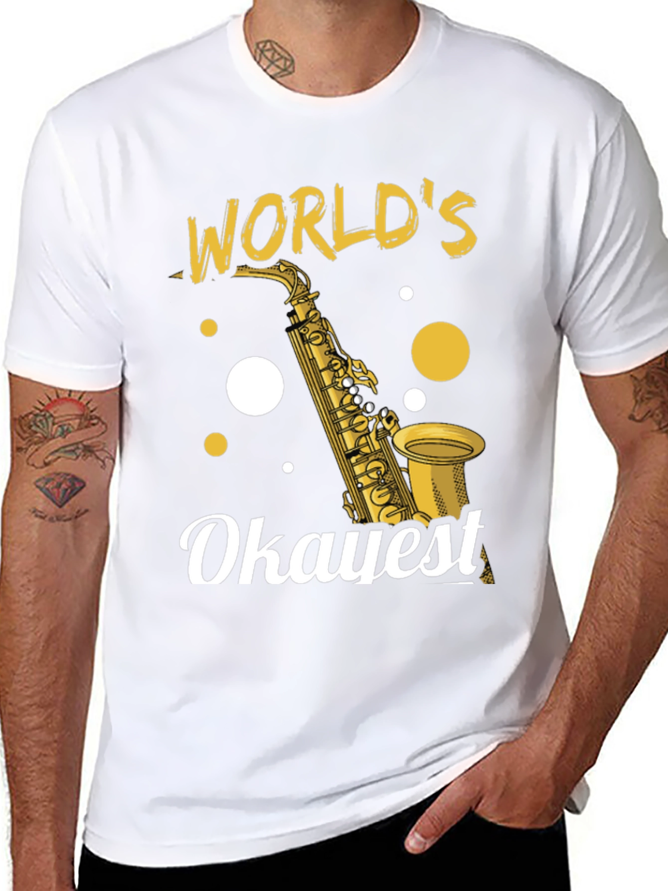 Worlds Okayest Saxophone Player T-Shirt