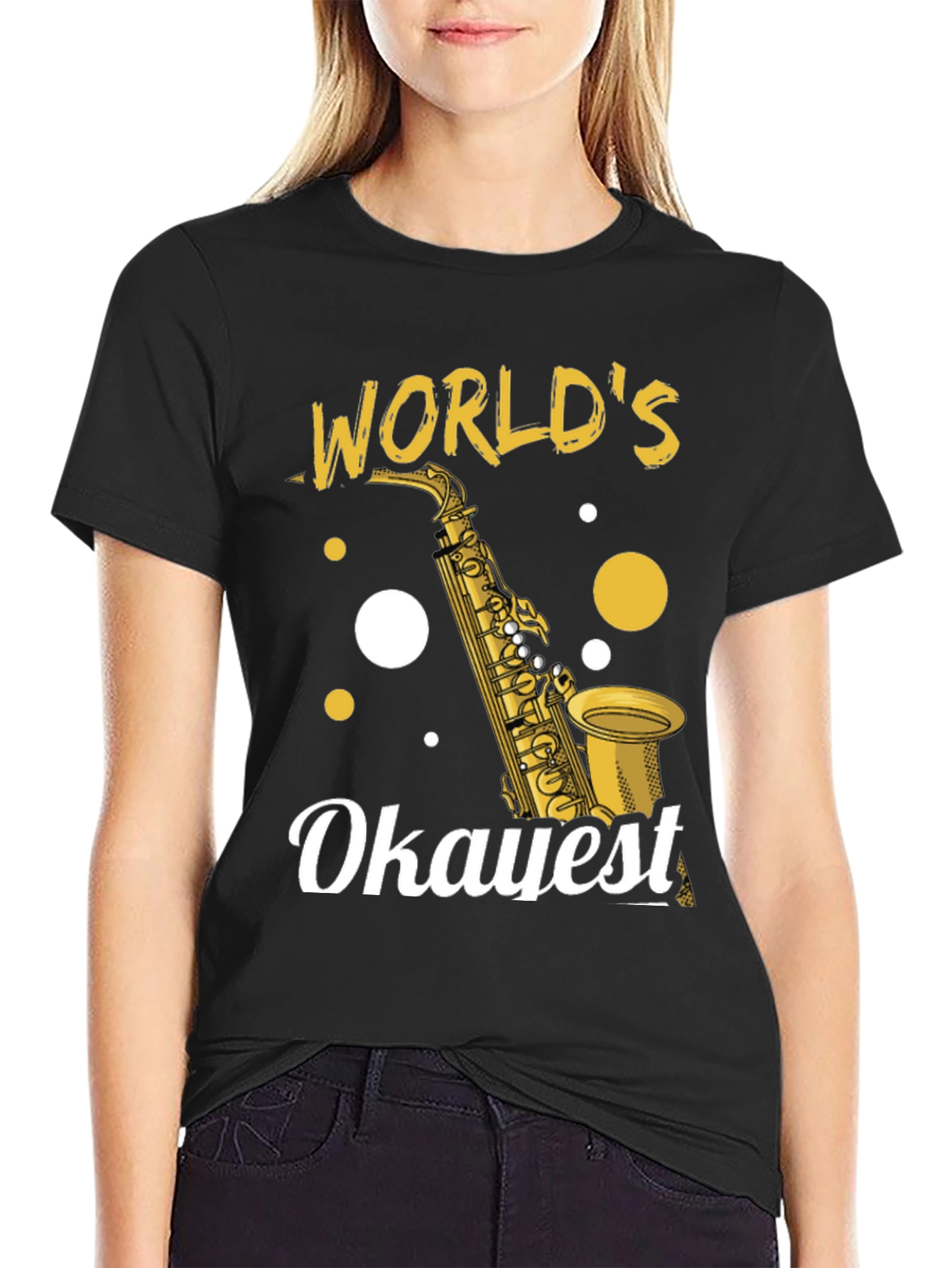 Worlds Okayest Saxophone Player T-Shirt