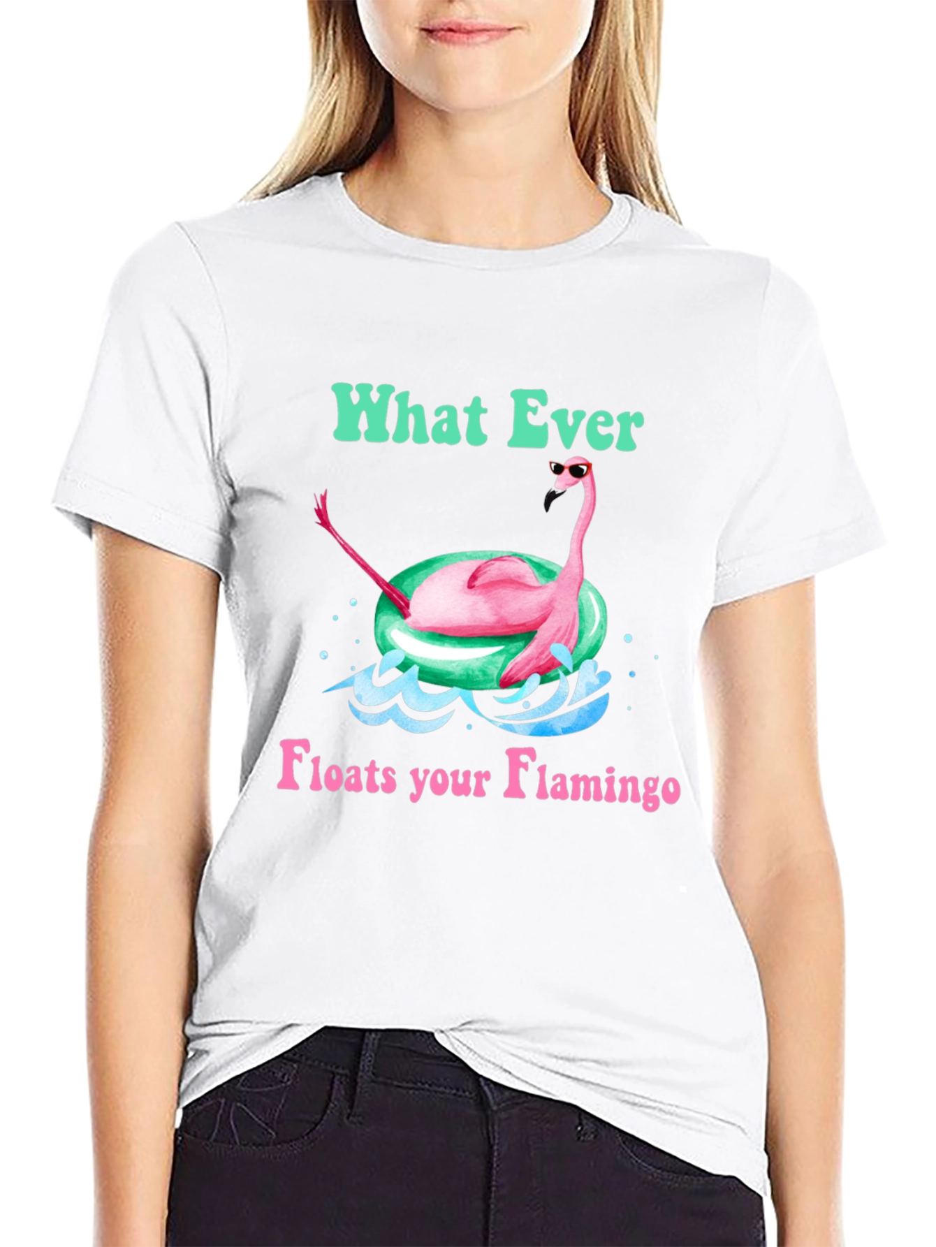 What Ever Floats Your Flamingo T-Shirt