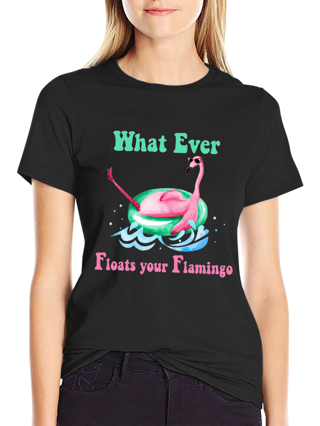 What Ever Floats Your Flamingo T-Shirt