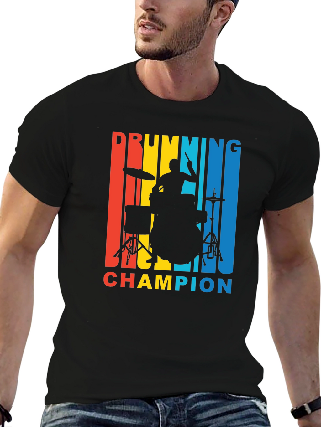 Drumming Champion Retro T-Shirt