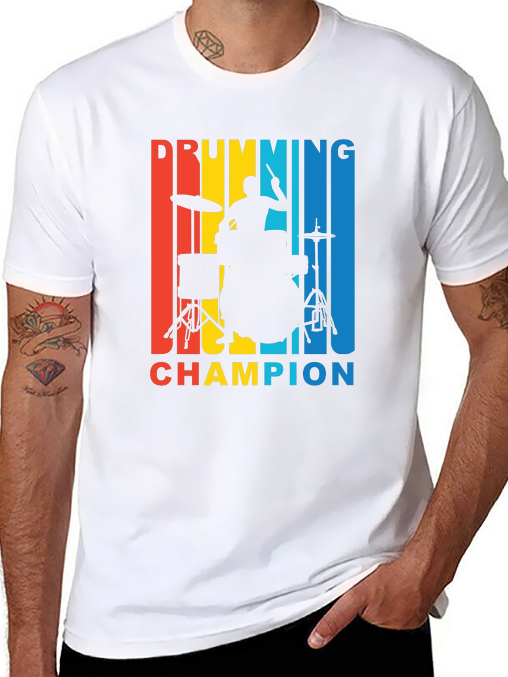 Drumming Champion Retro T-Shirt