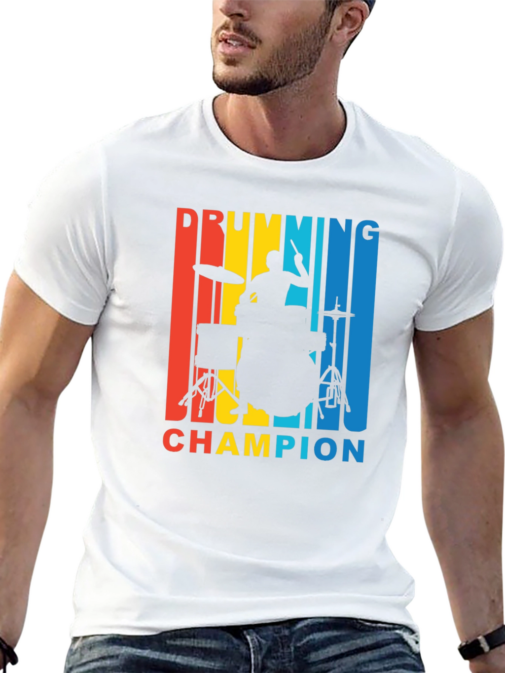 Drumming Champion Retro T-Shirt