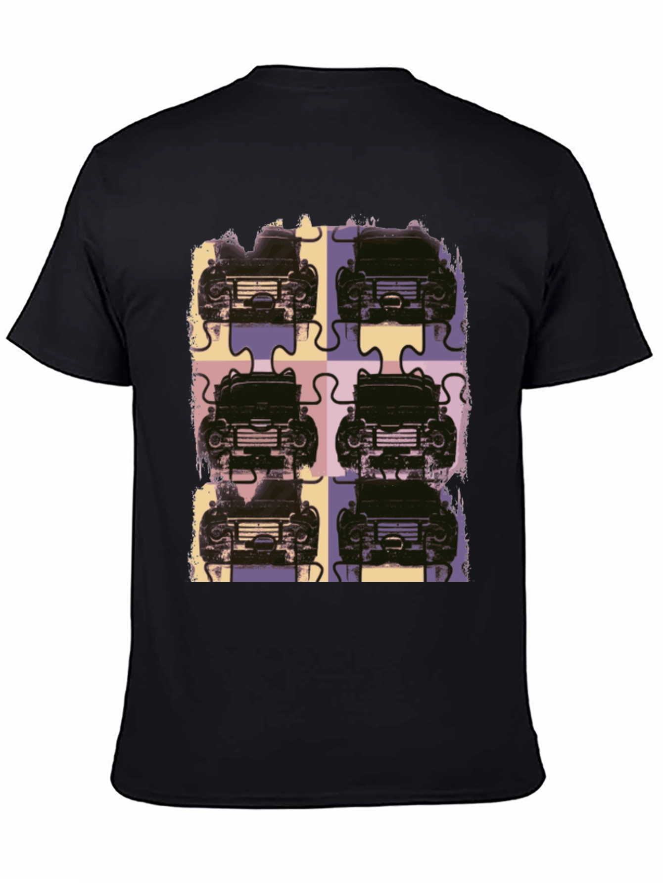Retro Car Puzzle T-Shirt