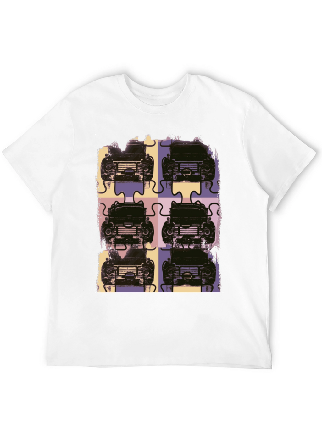 Retro Car Puzzle T-Shirt