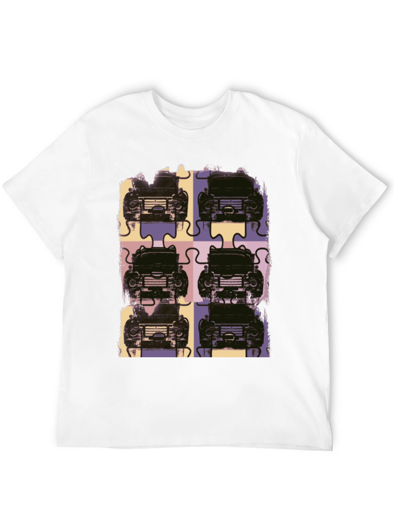 Retro Car Puzzle T-Shirt