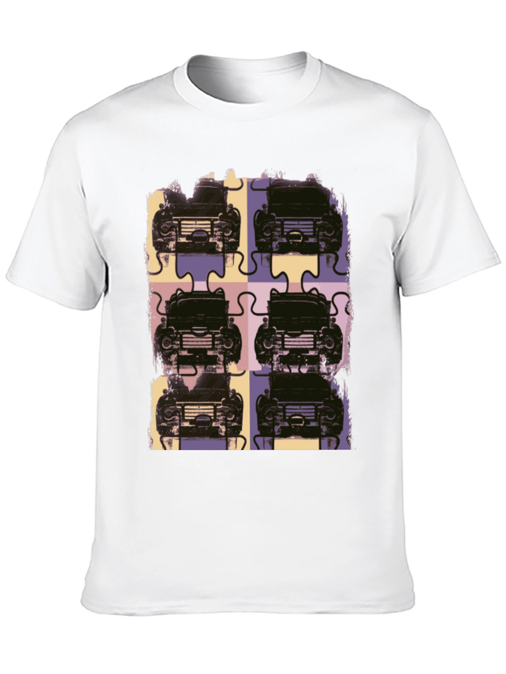 Retro Car Puzzle T-Shirt