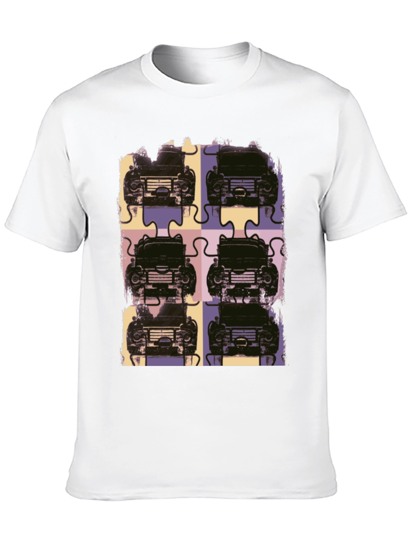 Retro Car Puzzle T-Shirt
