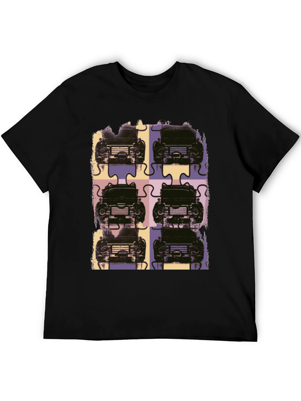 Retro Car Puzzle T-Shirt