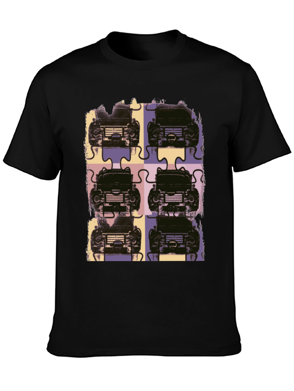 Retro Car Puzzle T-Shirt