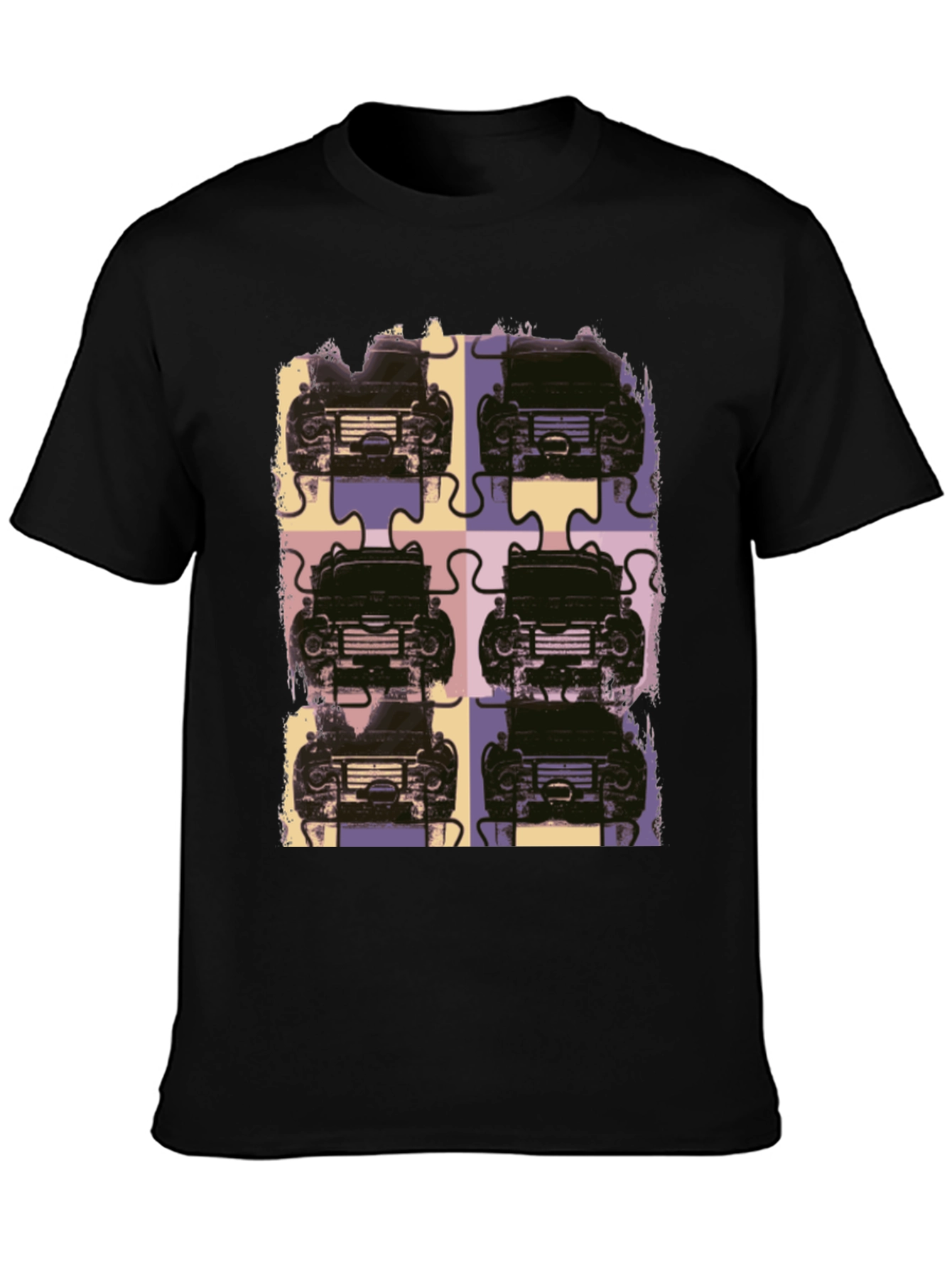 Retro Car Puzzle T-Shirt