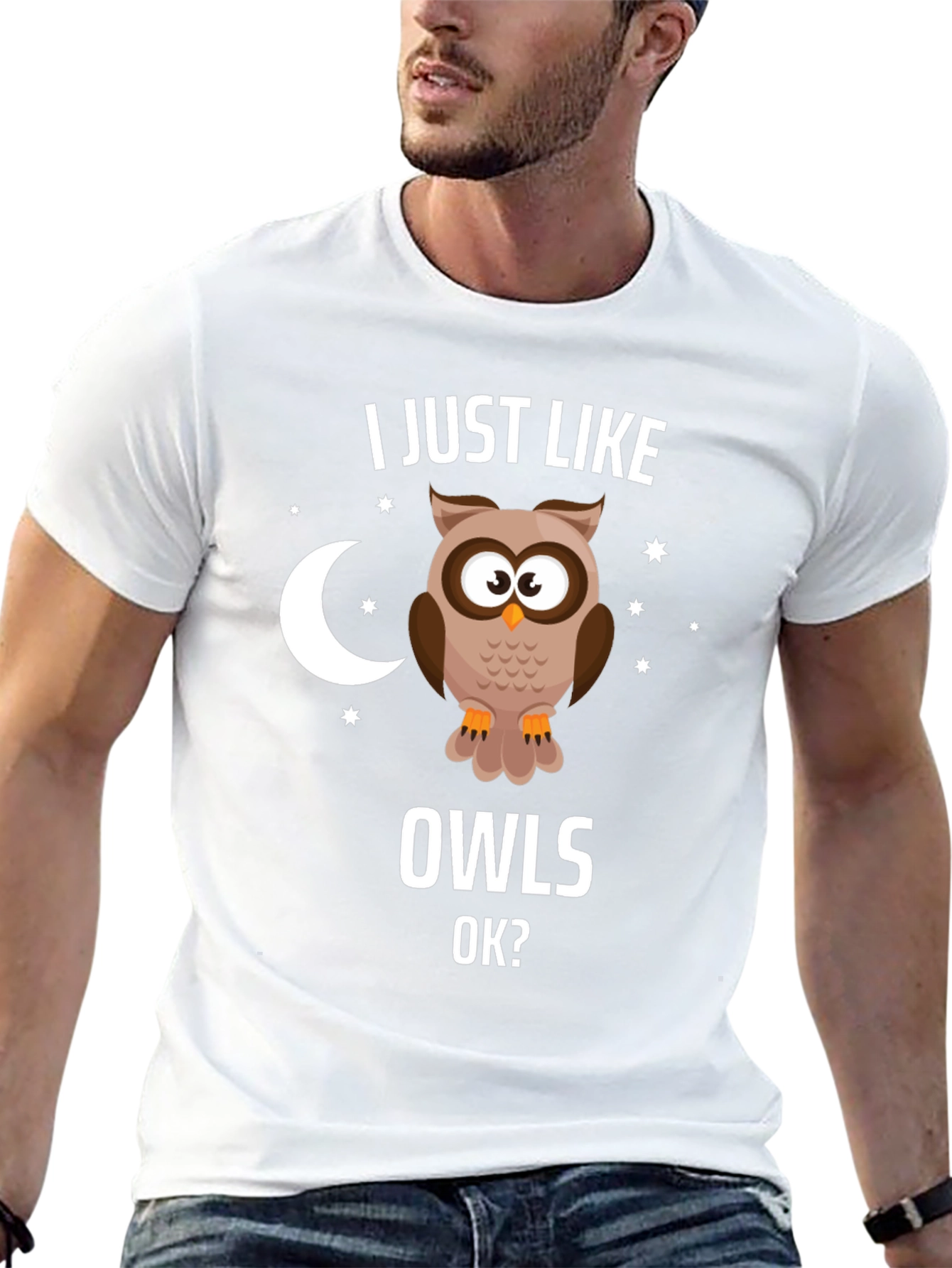 I Just Like Owls OK? Graphic T-Shirt