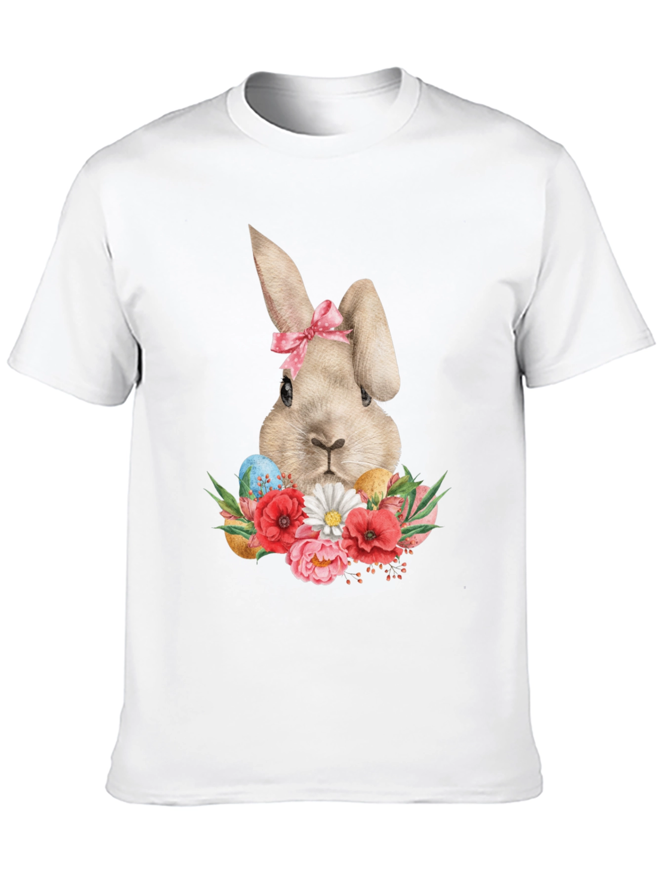 Easter Bunny Floral T-Shirt