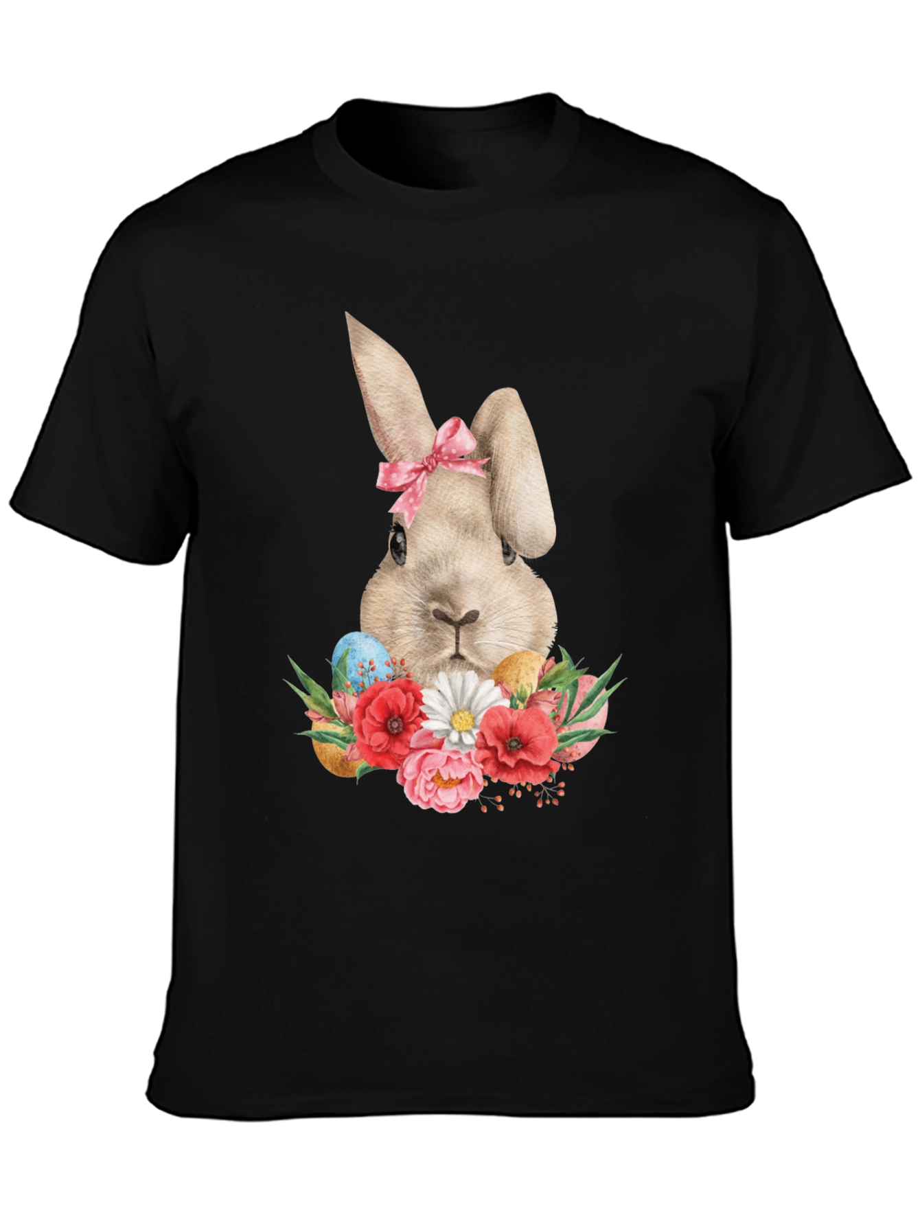 Easter Bunny Floral T-Shirt