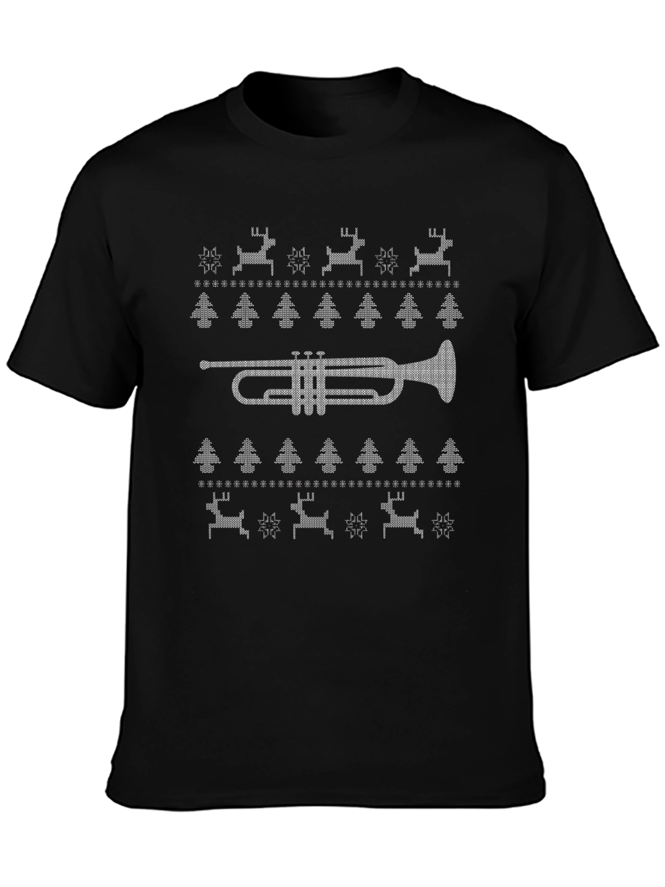 Ugly Christmas Trumpet T-Shirt