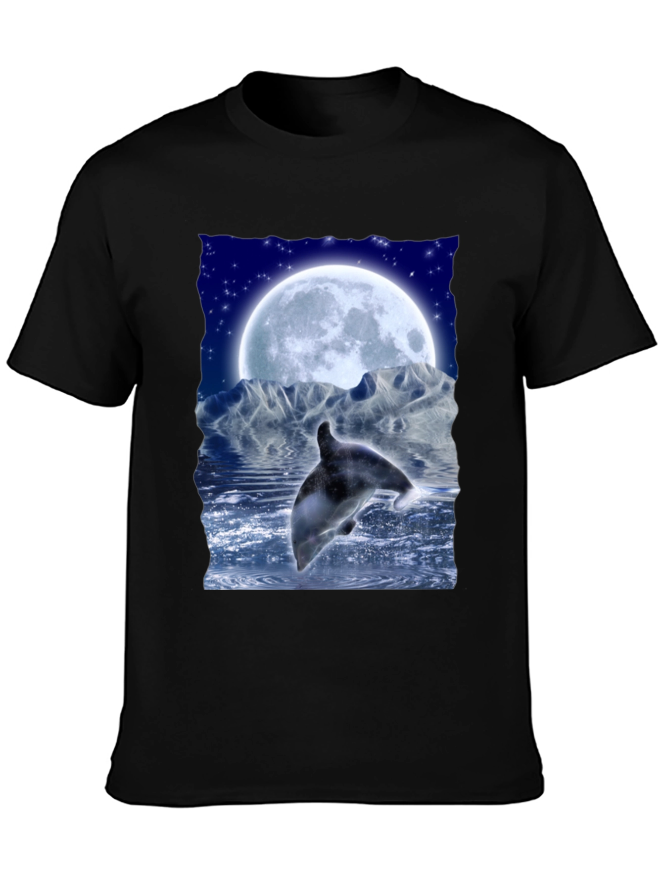 Dolphin Moon Graphic Tee