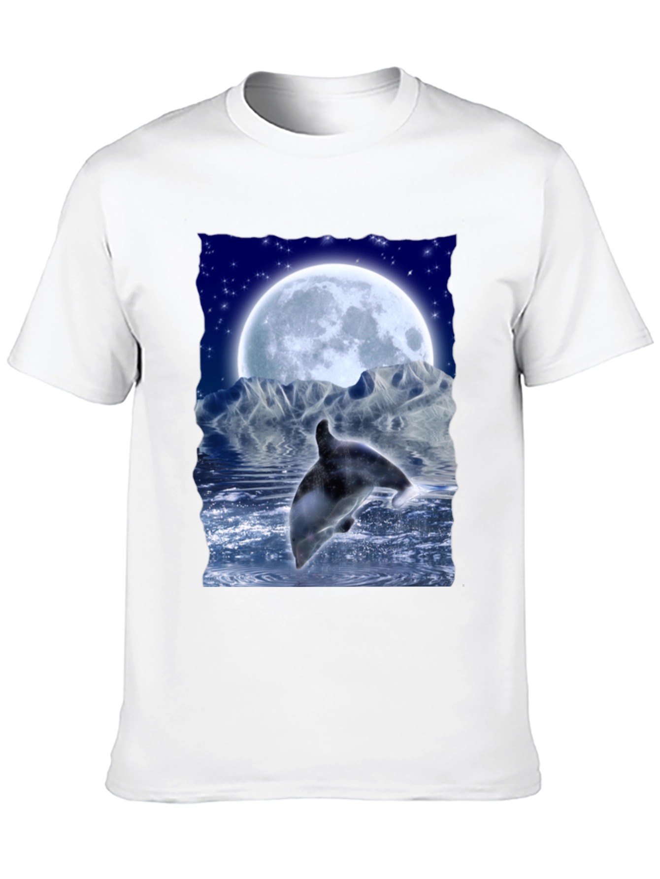 Dolphin Moon Graphic Tee