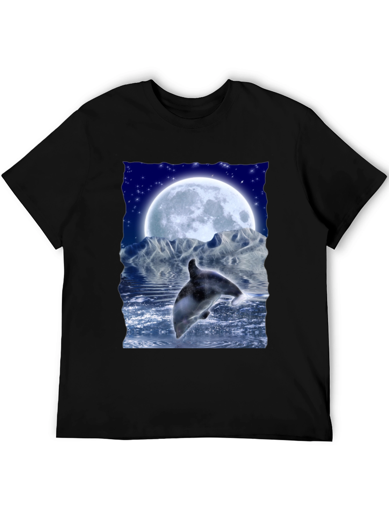 Dolphin Moon Graphic Tee