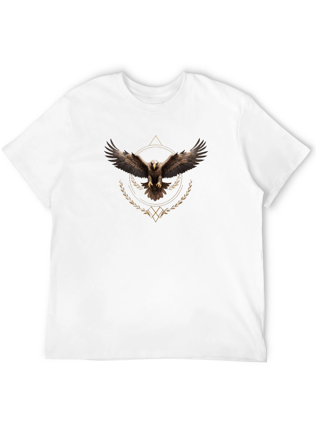 Eagle Graphic Tee - Black Cotton Blend