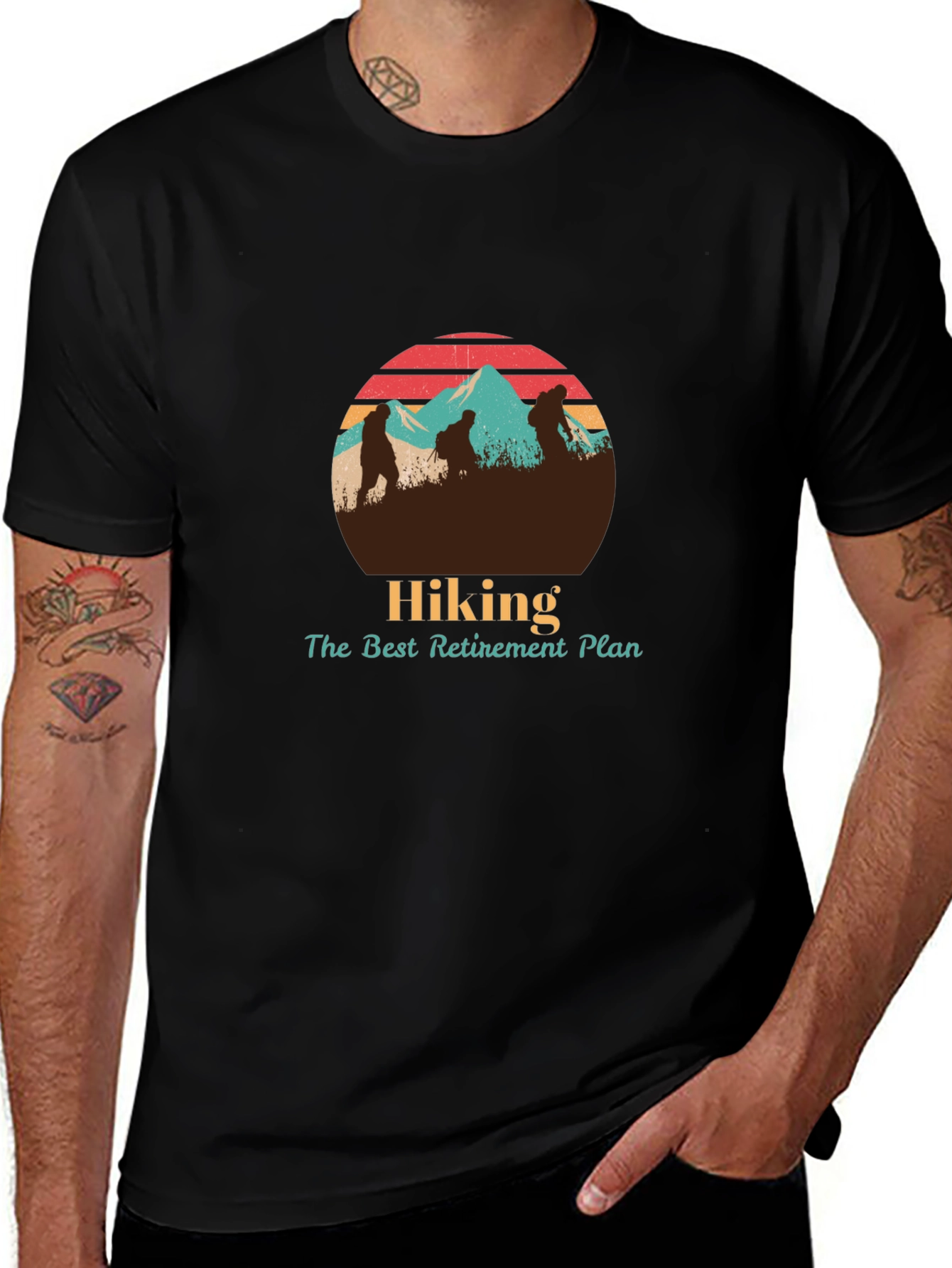 Hiking Retirement Plan T-Shirt