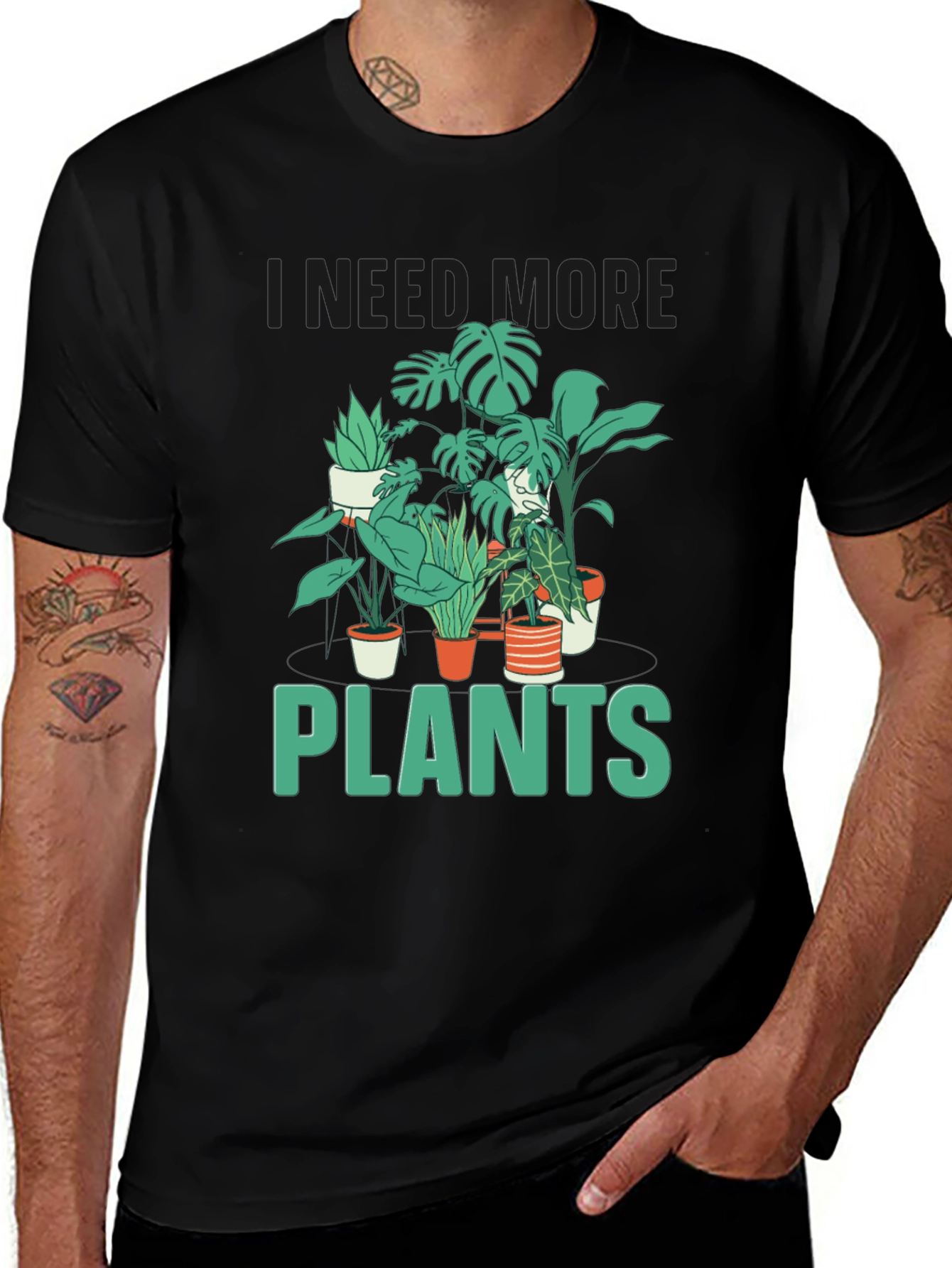 I Need More Plants Graphic Tee - Stylish & Comfy