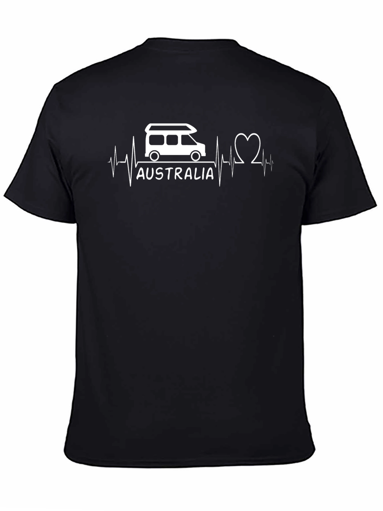 Australia Heartbeat T-Shirt - Camper Van Love