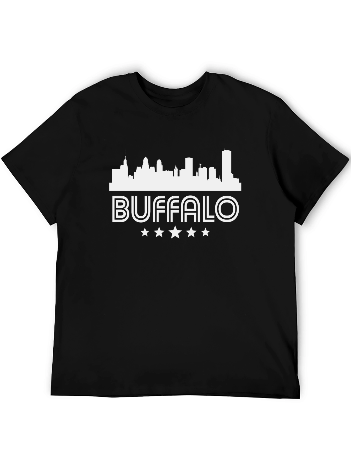 Buffalo Skyline Graphic Tee - Black T-Shirt