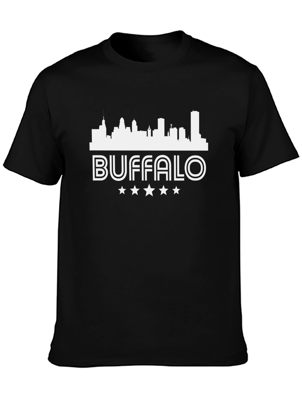 Buffalo Skyline Graphic Tee - Black T-Shirt