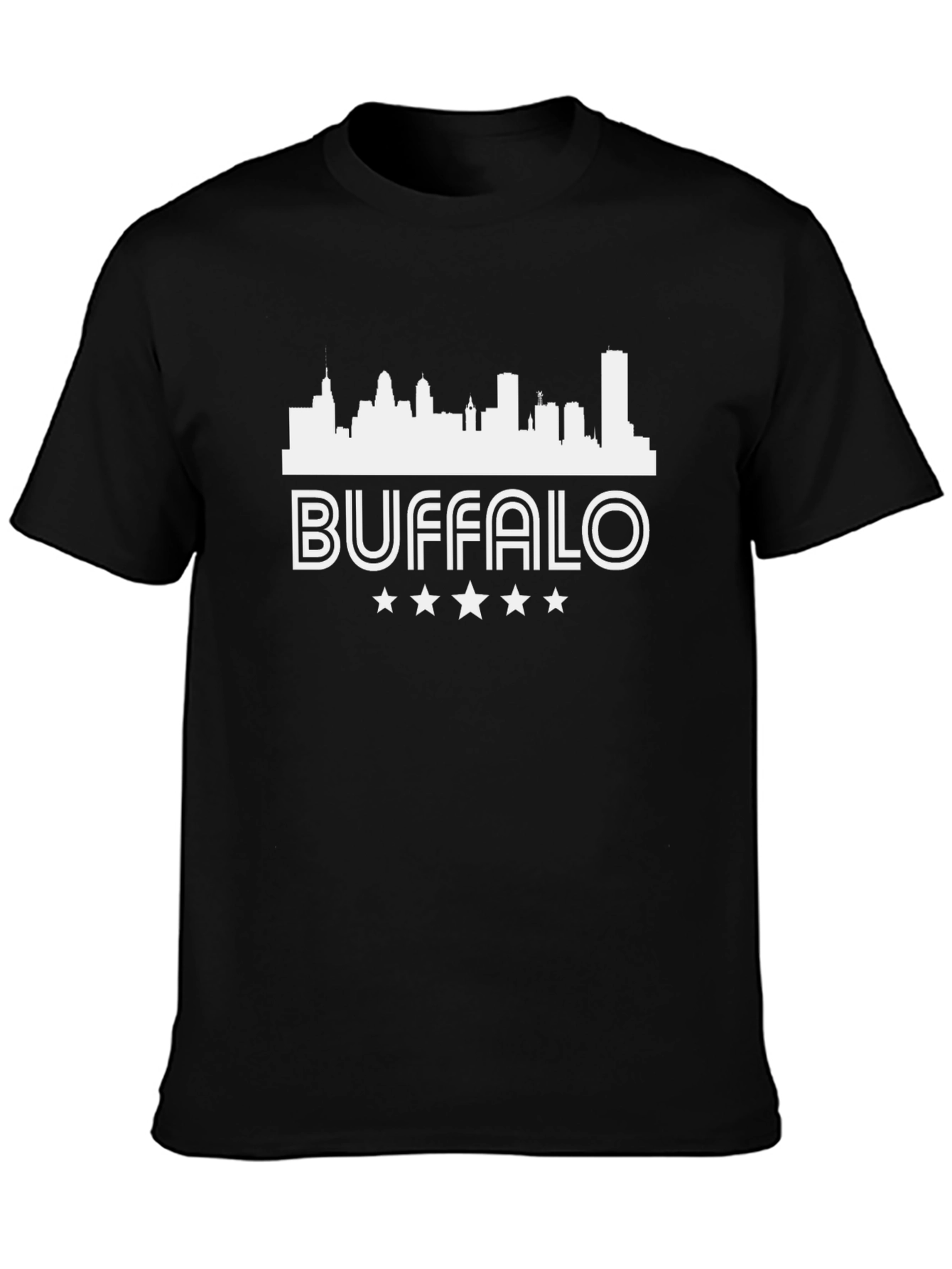 Buffalo Skyline Graphic Tee - Black T-Shirt