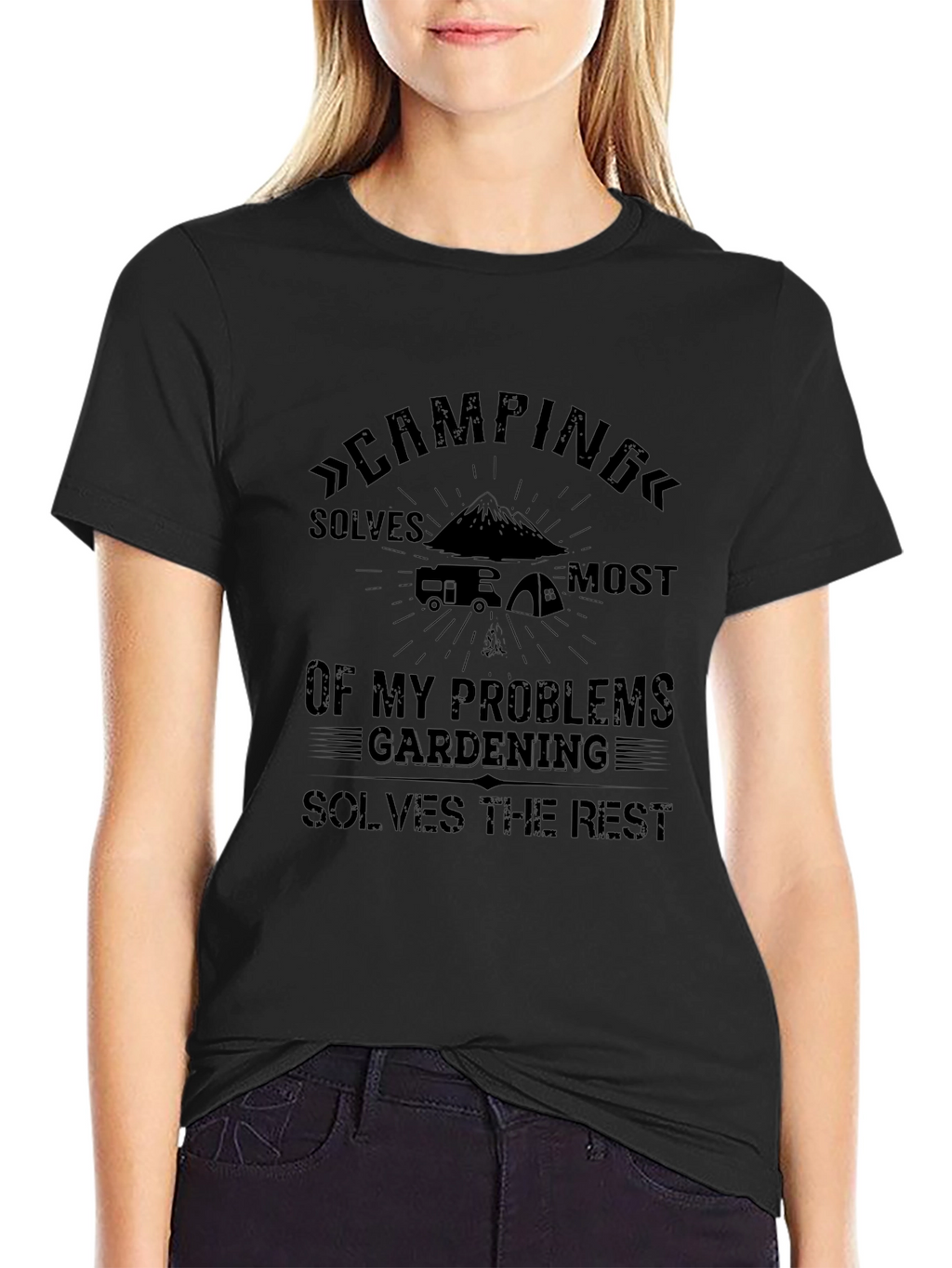 Camping & Gardening Problem Solving T-Shirt