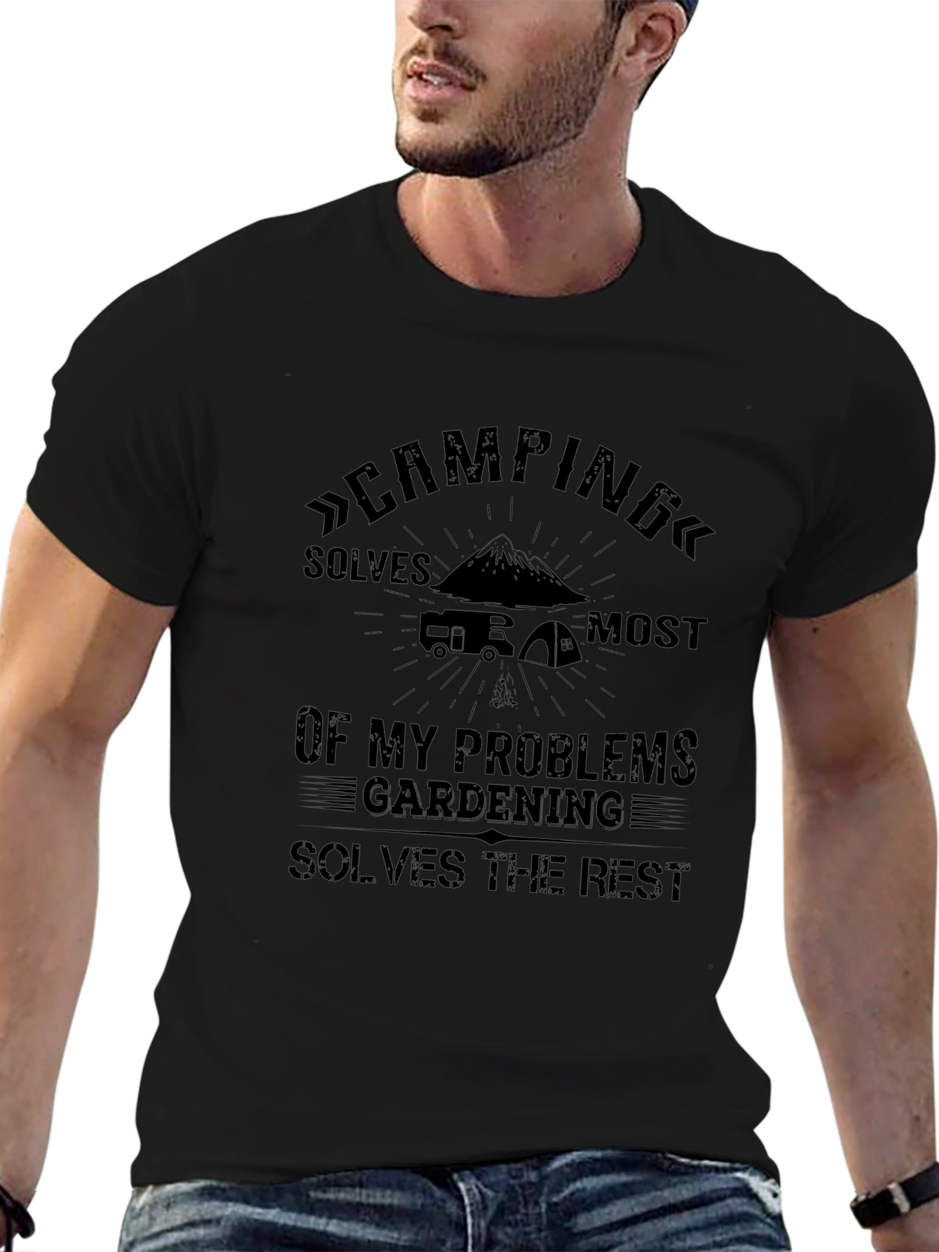 Camping & Gardening Problem Solving T-Shirt