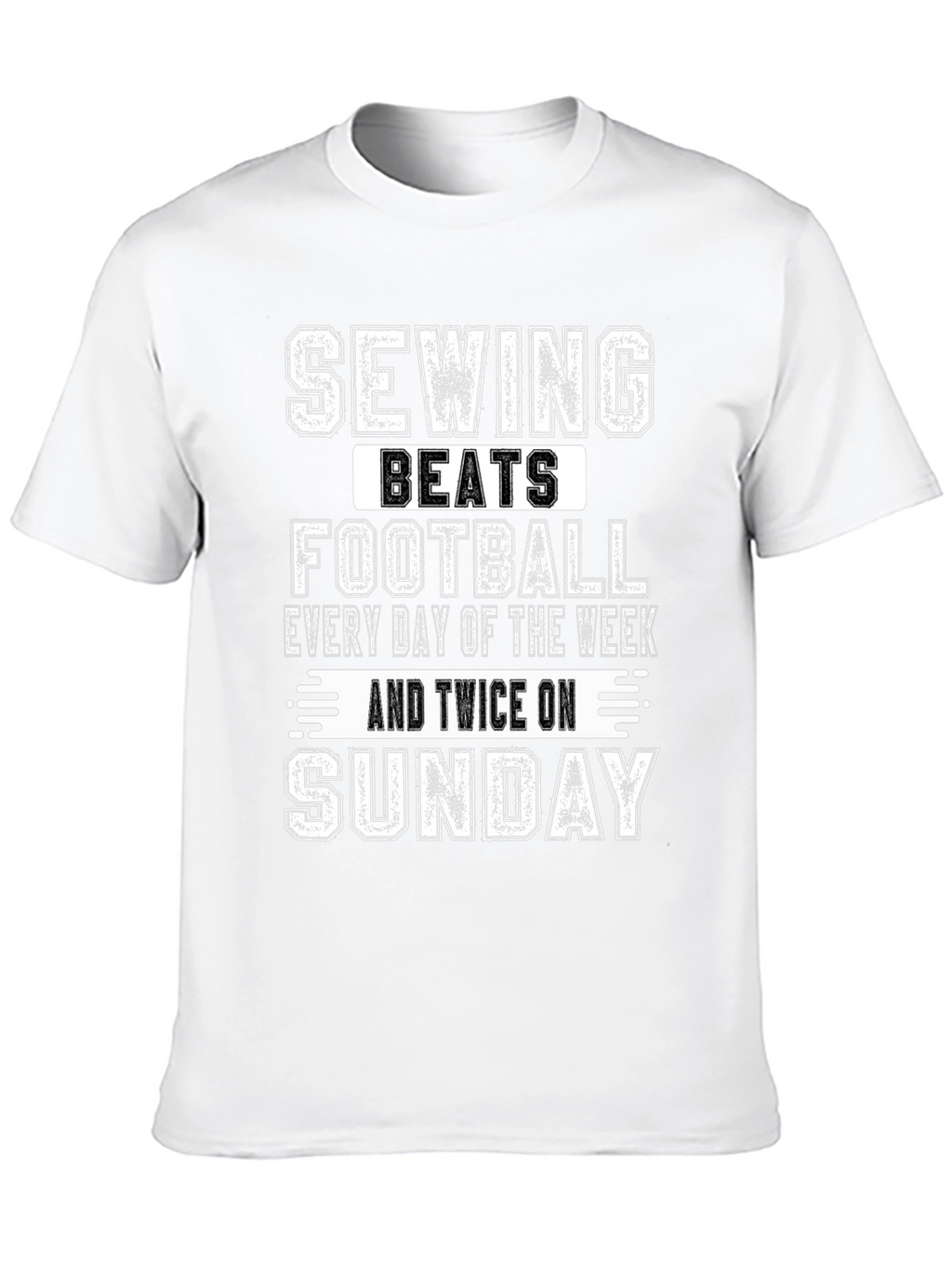 Sewing Beats Football T-Shirt - Sunday Special!