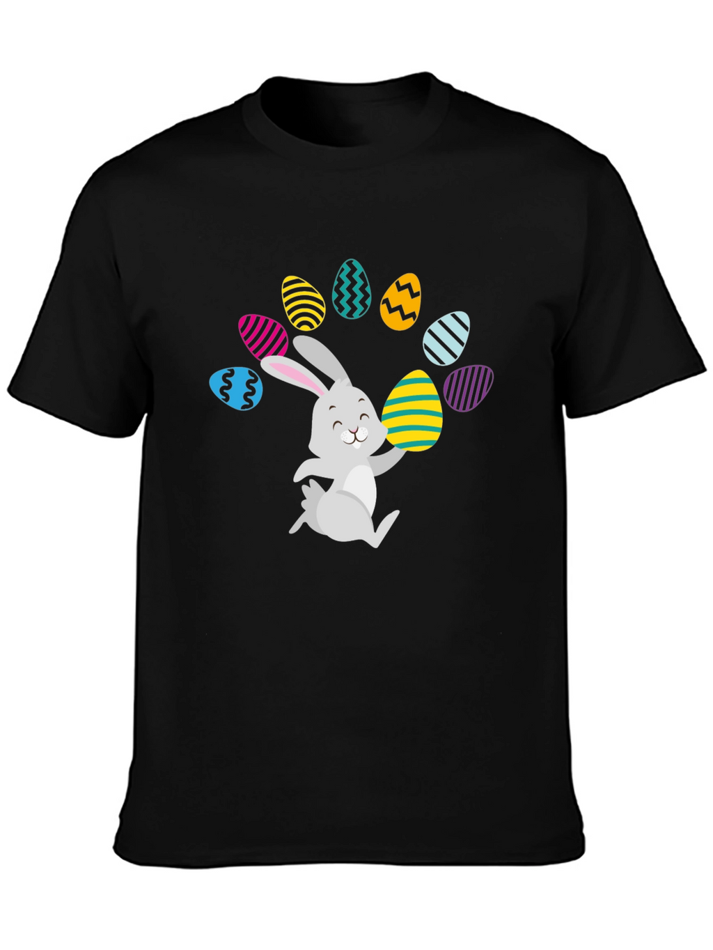 Easter Bunny & Eggs Graphic Tee
