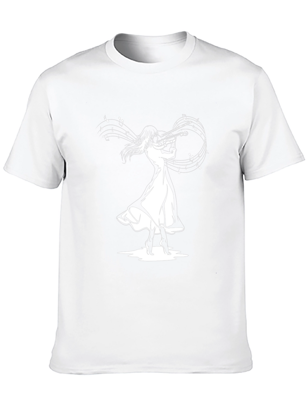 Musical Flute Player Graphic Tee