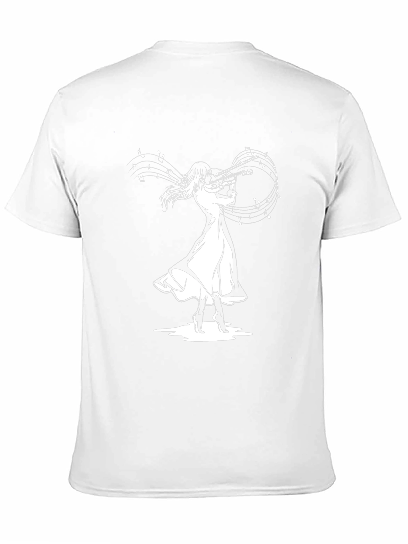 Musical Flute Player Graphic Tee