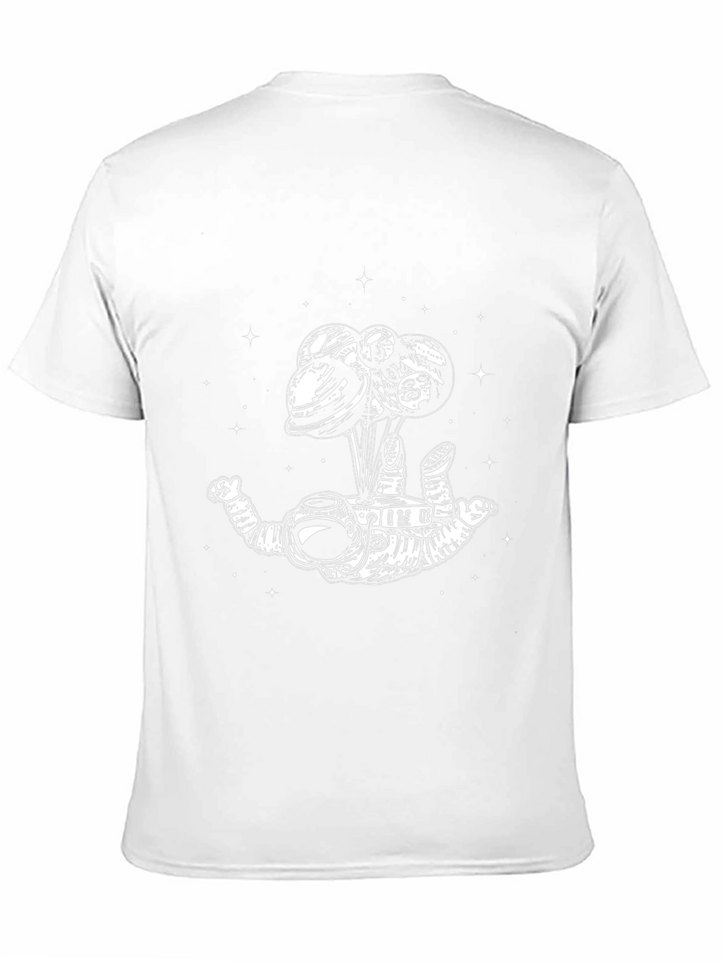 Astronaut Planets T-Shirt - Mens Graphic Tee