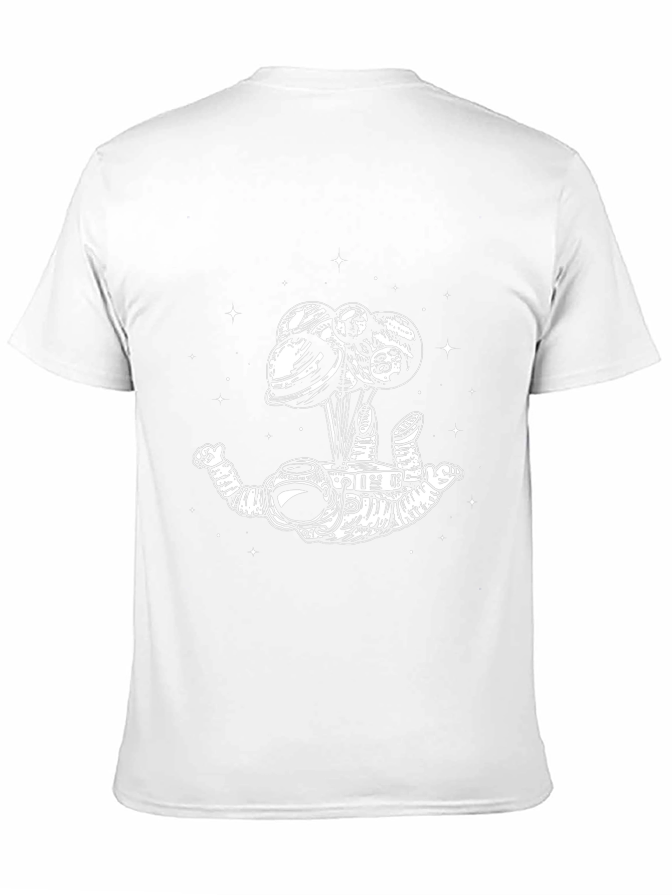 Astronaut Planets T-Shirt - Mens Graphic Tee
