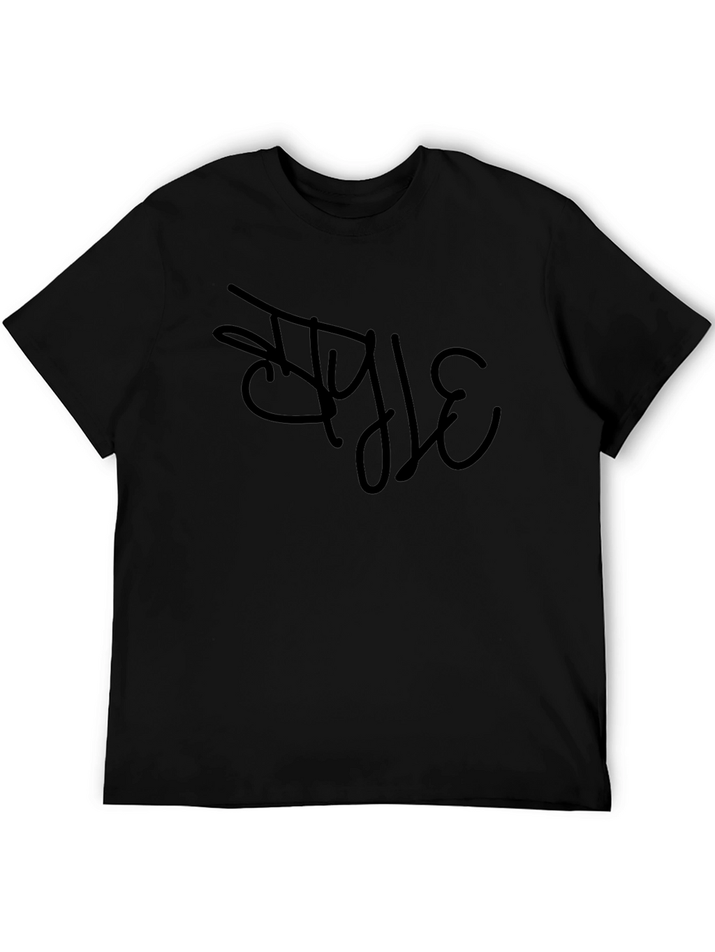 Stylish Black Graphic Tee