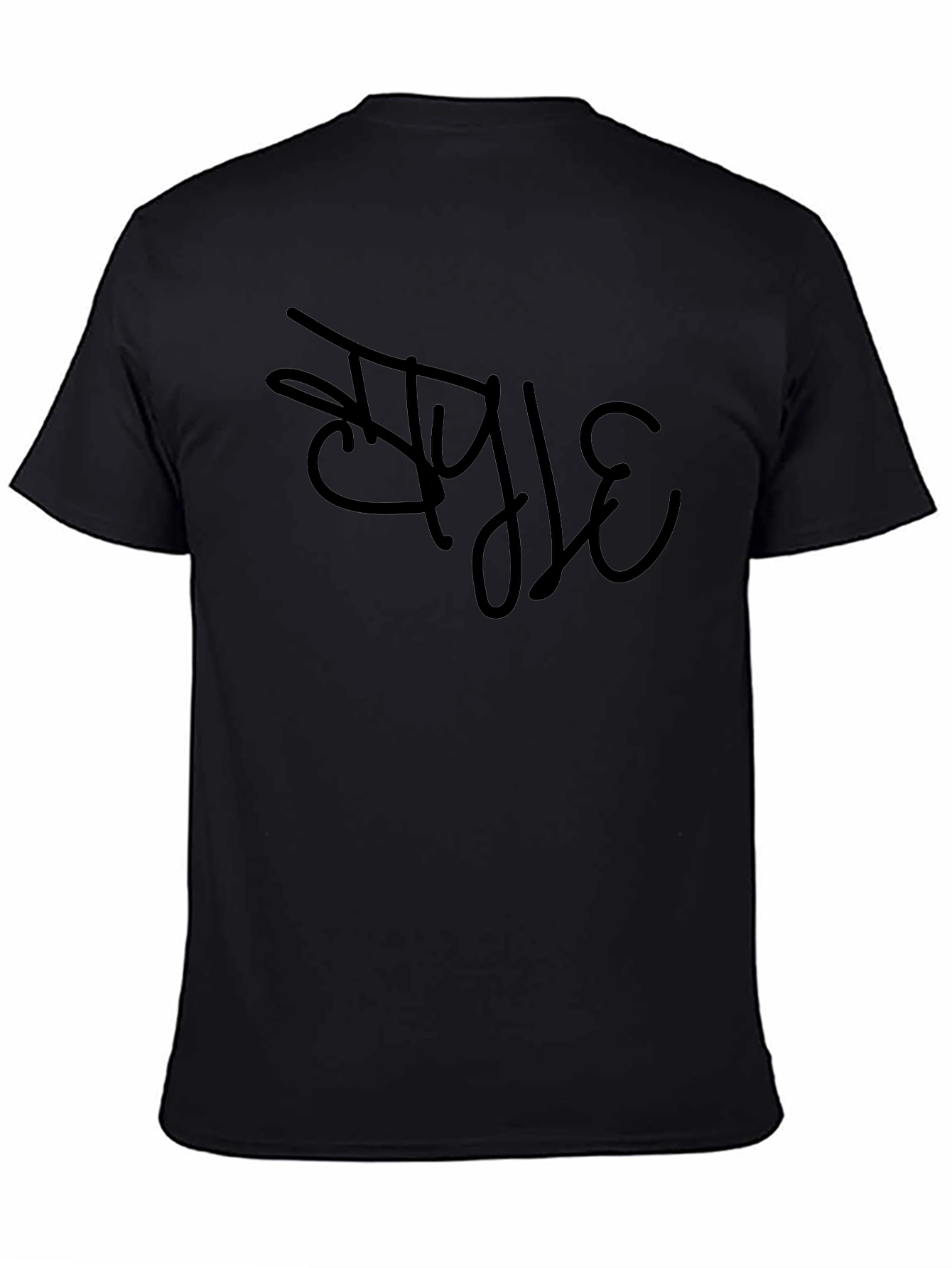 Stylish Black Graphic Tee