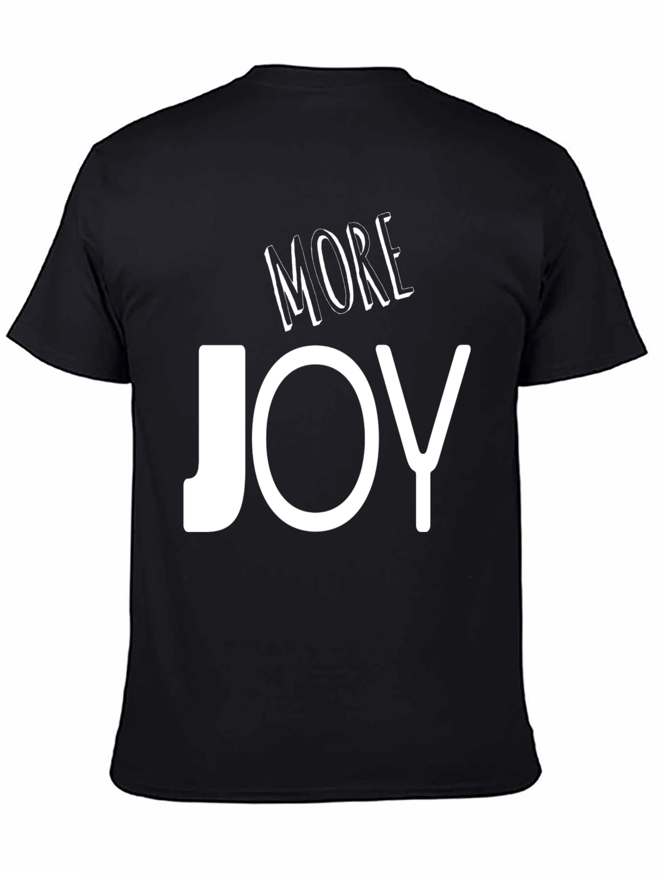 More Joy Black Graphic T-Shirt