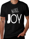 More Joy Black Graphic T-Shirt